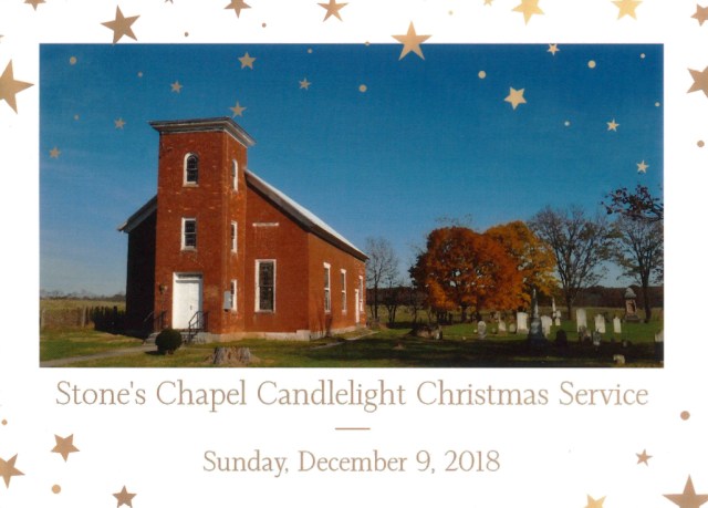 Stones Chapel Christmas invite